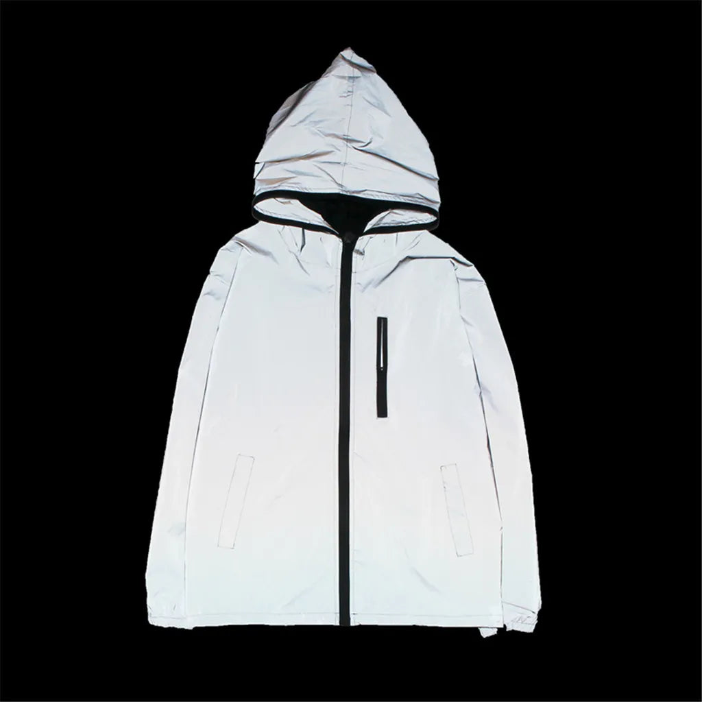 Herren Reflektierende Jacke Warm und Stilvoll