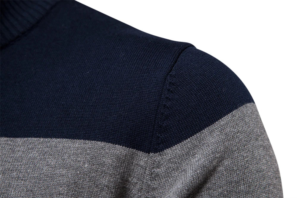 ByCastello | Pullover mit Viertelreißverschluss