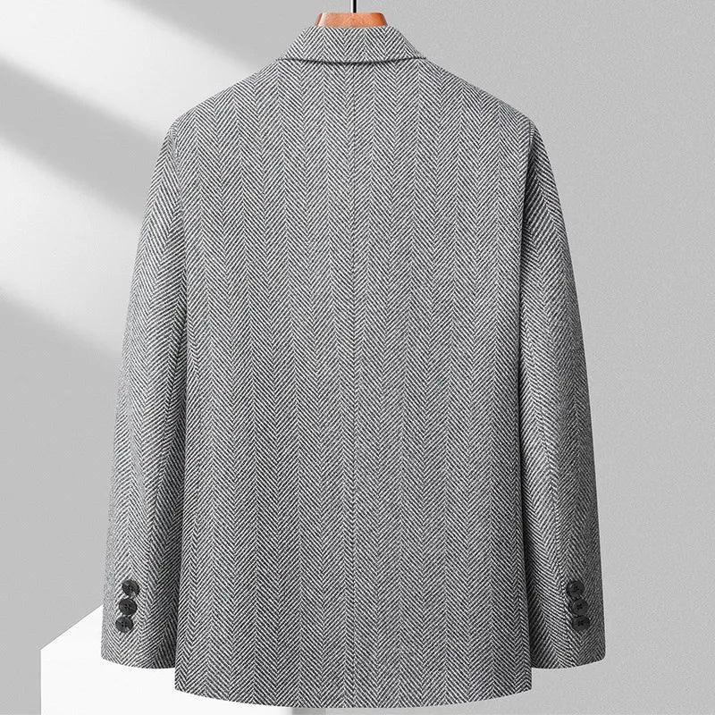Herren Blazer aus Wollmischung in taillierter Passform