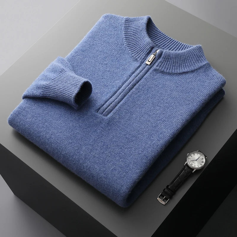 Castello | Halb-Reißverschluss Pullover
