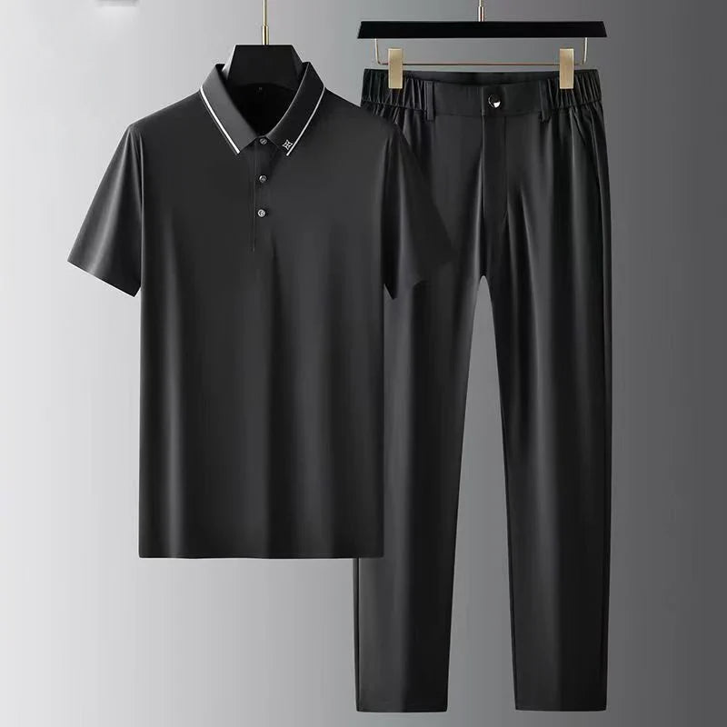 Sam Herren Anzug | Ultra-Dünne Ice Seide, Business Casual