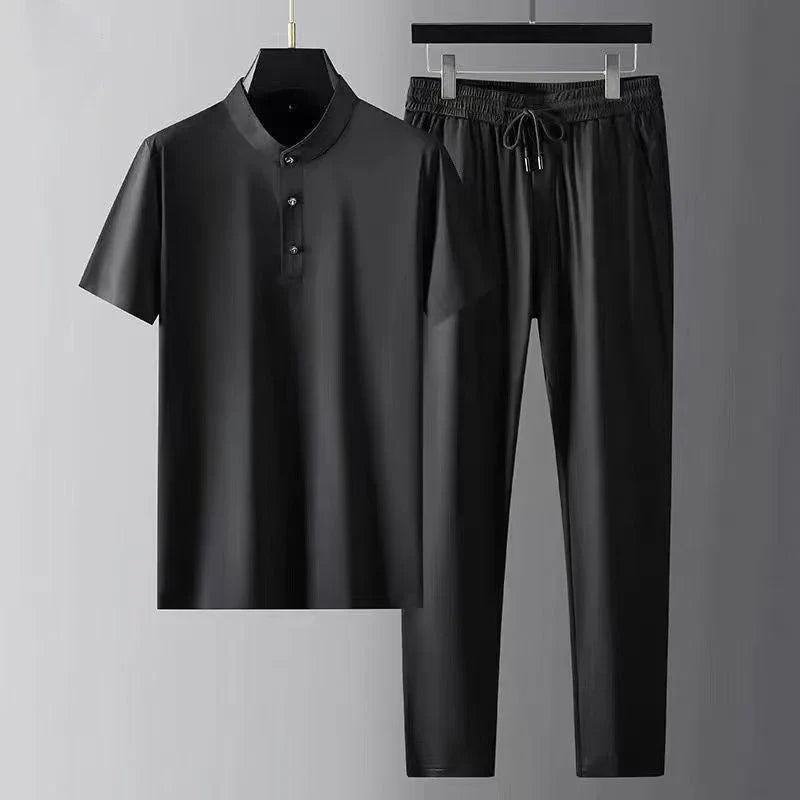 Sam Herren Anzug | Ultra-Dünne Ice Seide, Business Casual