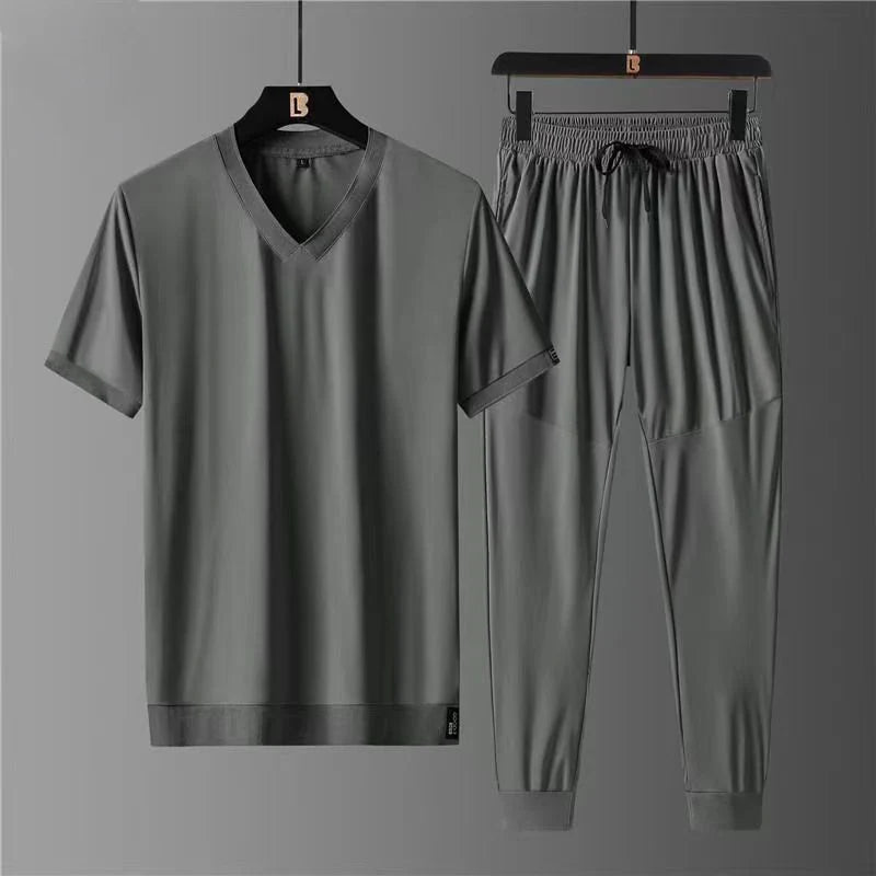 Sam Herren Anzug | Ultra-Dünne Ice Seide, Business Casual