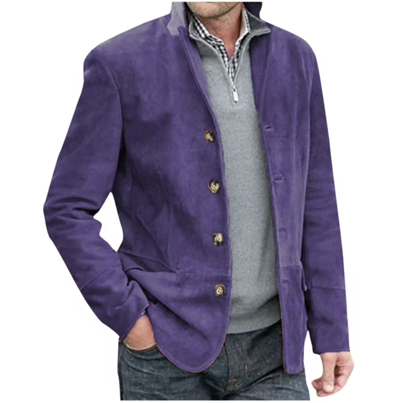Herren Wildleder Blazer Jacke | Stilvoll & Vielseitig