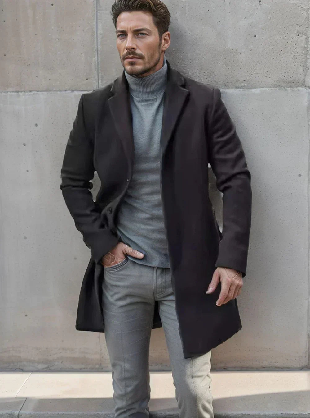 Herren Baumwolljacke Eleganter Schnitt