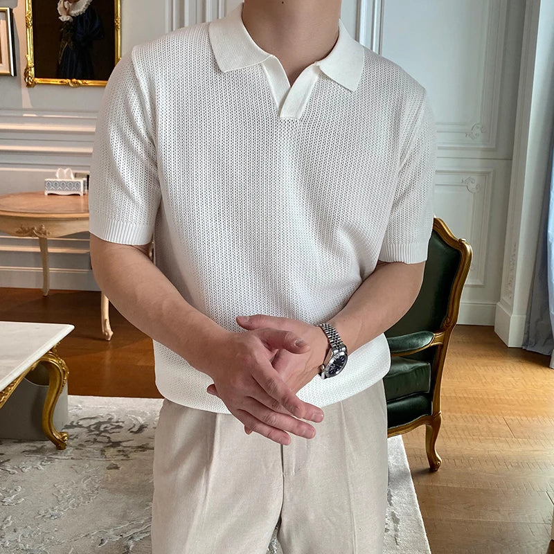 Sola Herren Polo Shirt | Vintage Kurzarm, Hochwertige Baumwolle