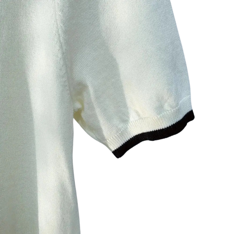 Old Money Polo Shirt White