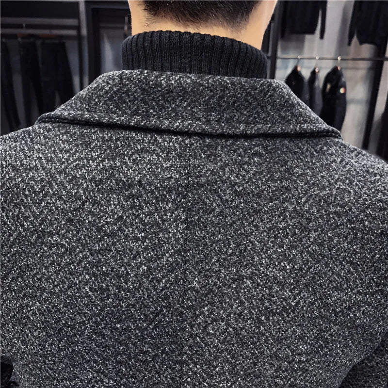 Sven Herren Trenchcoat | Hochwertige Wollmischung, Lässig, Plusgröße bis 2XL