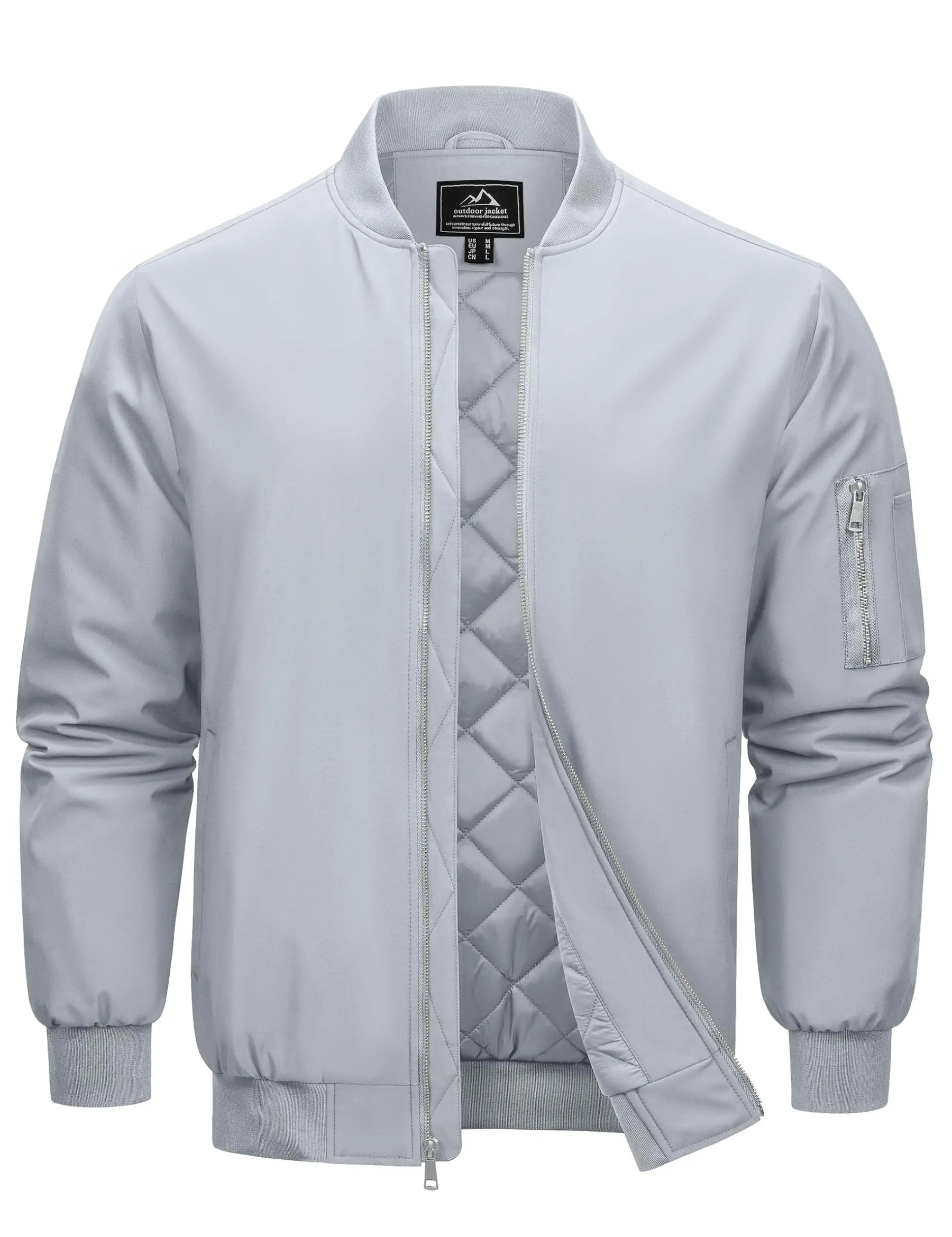 Herren Bomberjacke | Gepolstert, Wasserfest, Casual