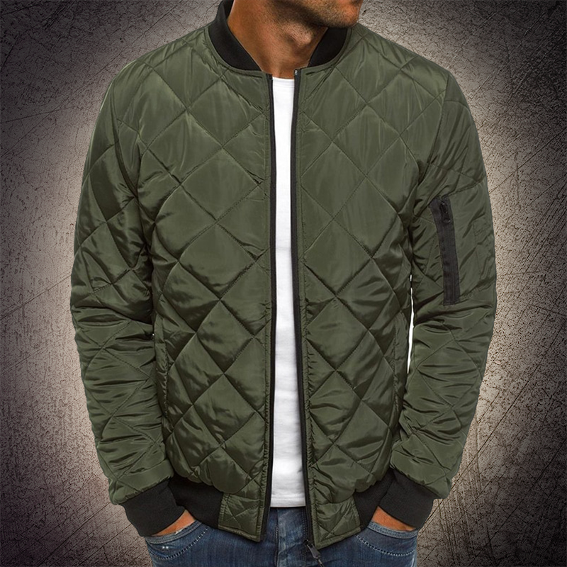 Herren Stepp-Nylon Bomberjacke