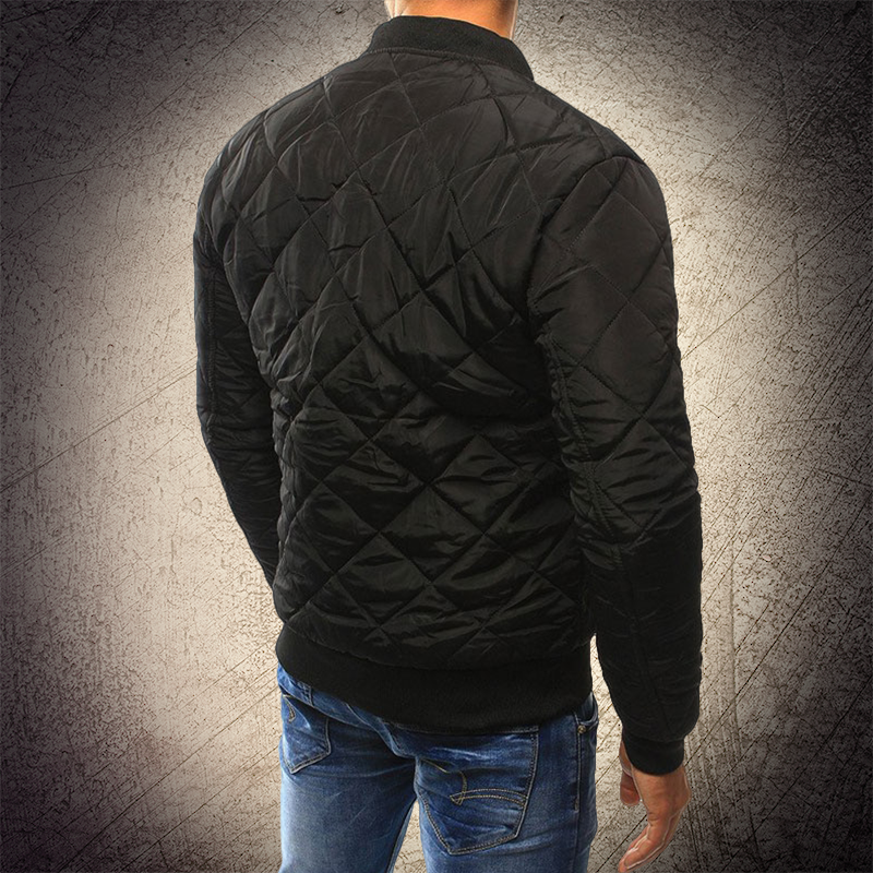 Herren Stepp-Nylon Bomberjacke