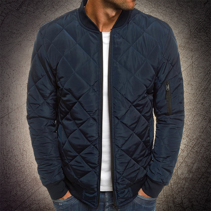Herren Stepp-Nylon Bomberjacke