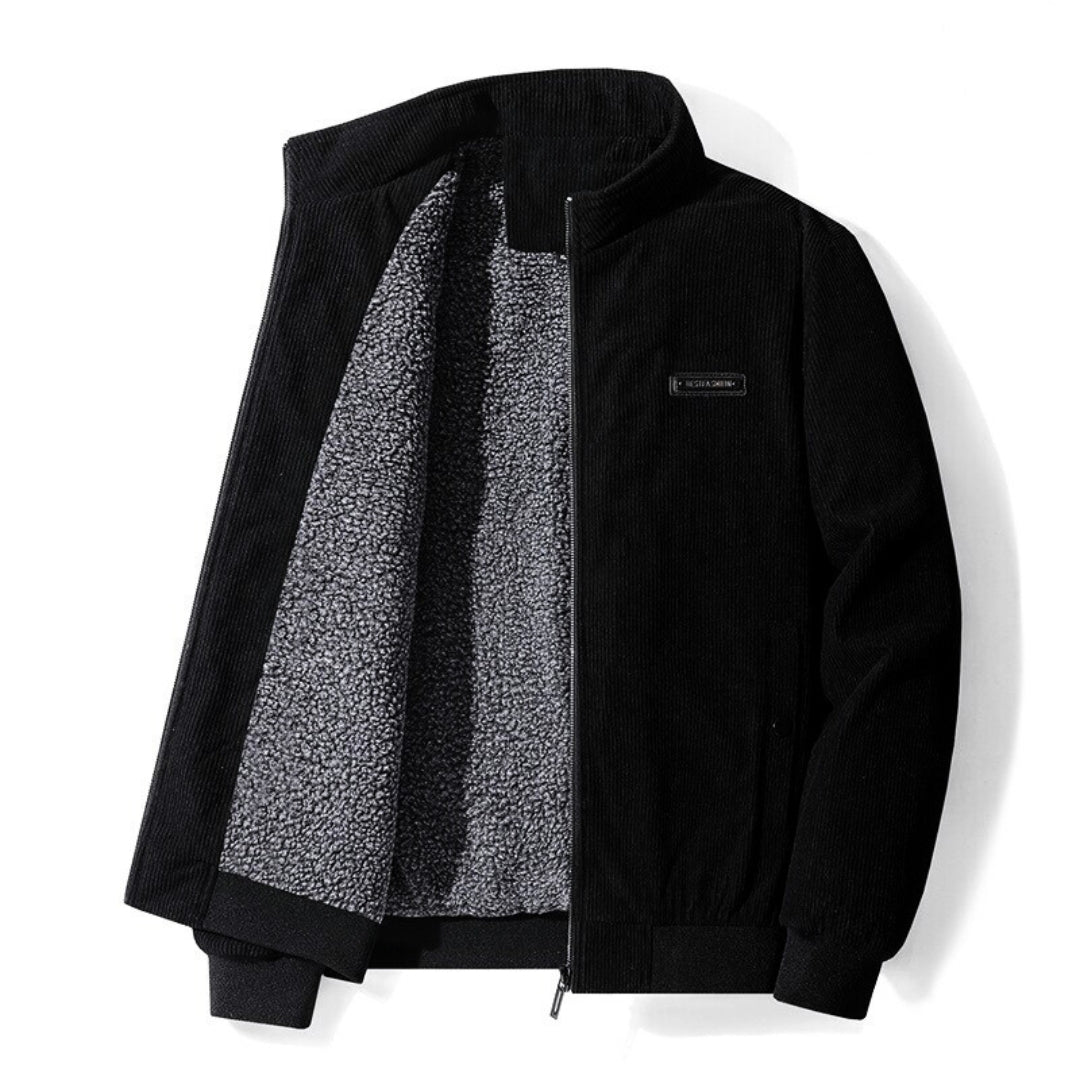 Felix | Retro Corduroy Sherpa Jacke