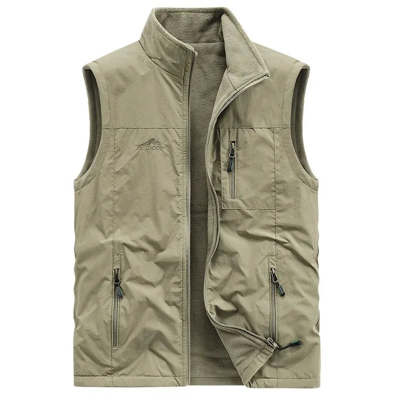 Velo Herren Weste | Verdicktes Fleece, Schnelltrocknend