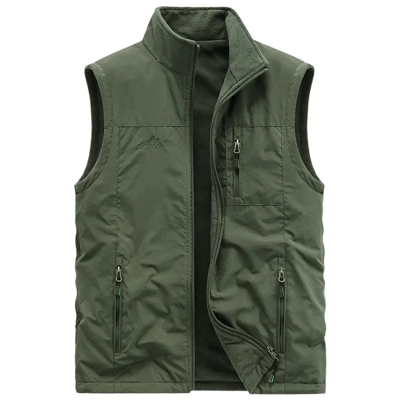 Velo Herren Weste | Verdicktes Fleece, Schnelltrocknend