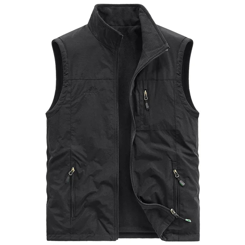 Velo Herren Weste | Verdicktes Fleece, Schnelltrocknend