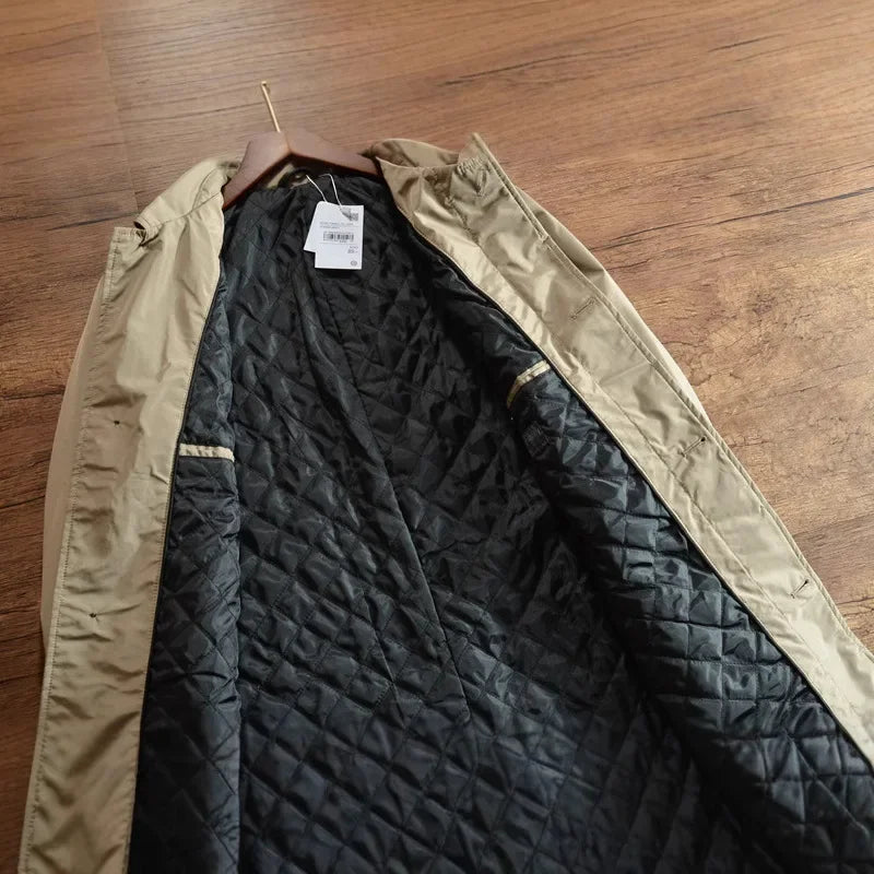 Wald Herren Winterjacke | Wasserdicht, Winddicht, Langer Mantel
