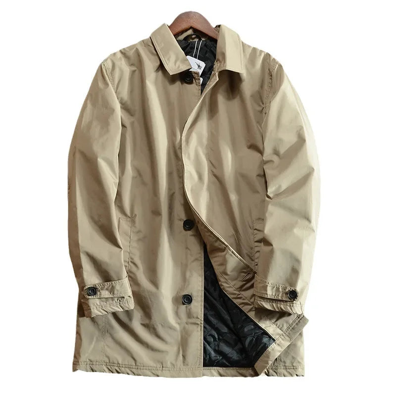 Wald Herren Winterjacke | Wasserdicht, Winddicht, Langer Mantel