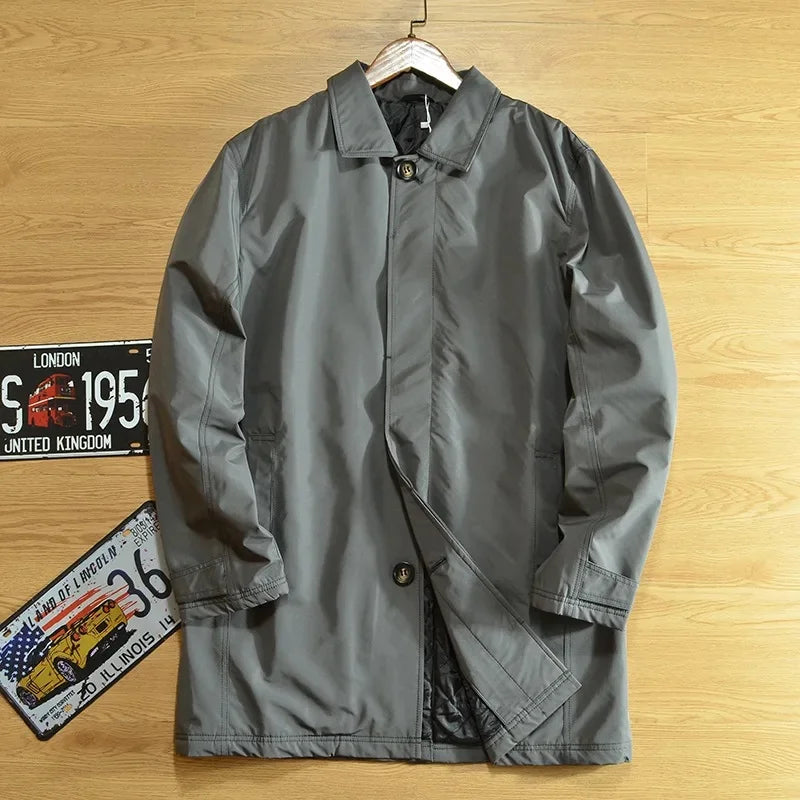 Wald Herren Winterjacke | Wasserdicht, Winddicht, Langer Mantel