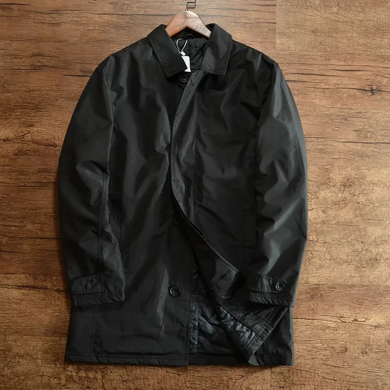 Wald Herren Winterjacke | Wasserdicht, Winddicht, Langer Mantel