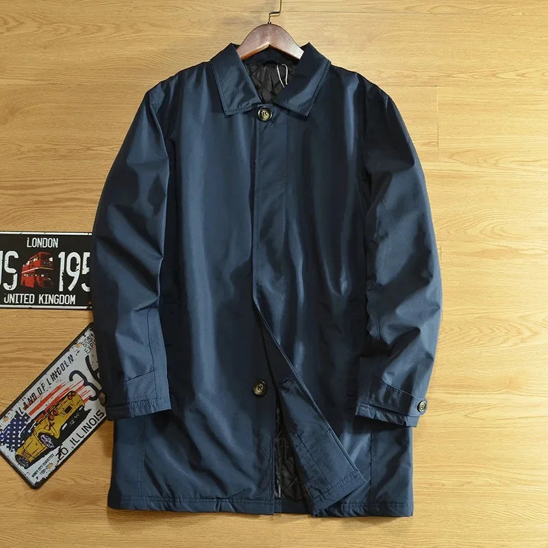 Wald Herren Winterjacke | Wasserdicht, Winddicht, Langer Mantel
