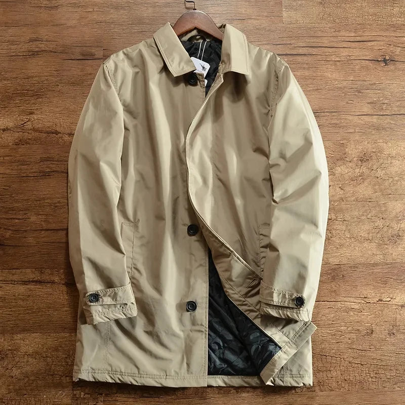 Wald Herren Winterjacke | Wasserdicht, Winddicht, Langer Mantel