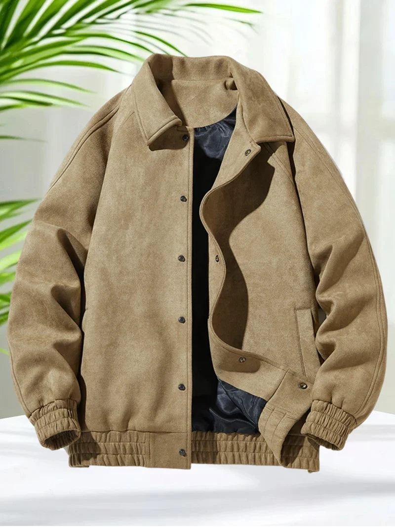 Wila Herren Wildlederjacke | Casual Streetwear, Plus Size