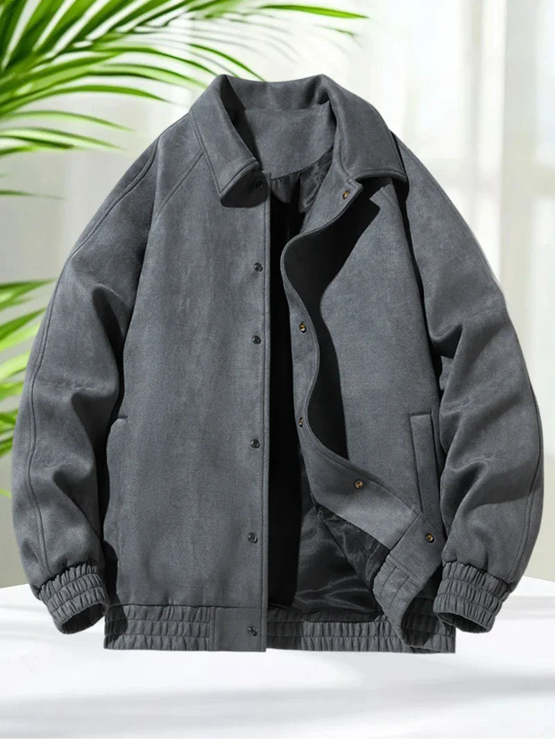 Wila Herren Wildlederjacke | Casual Streetwear, Plus Size
