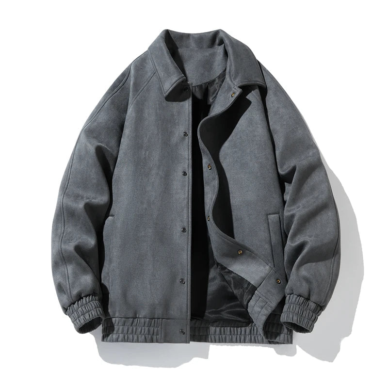 Wila Herren Wildlederjacke | Casual Streetwear, Plus Size