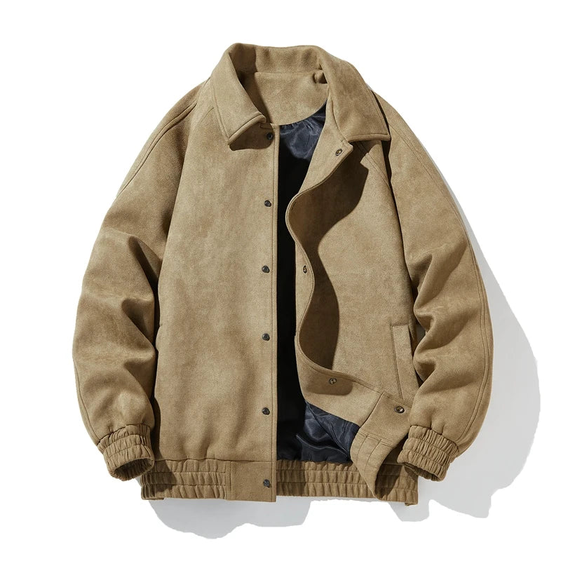 Wila Herren Wildlederjacke | Casual Streetwear, Plus Size
