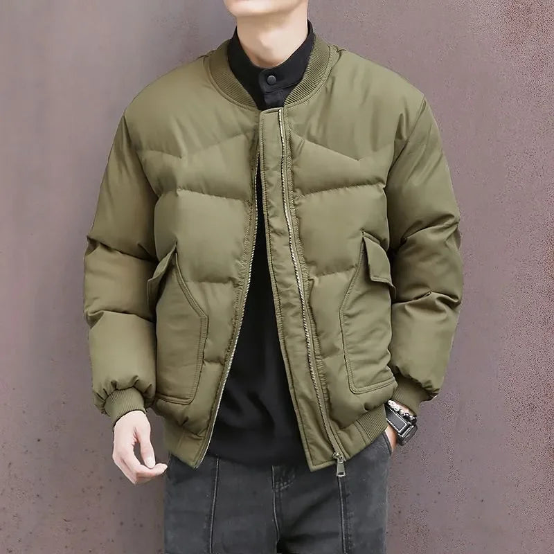 Winston Herren Winterjacke | Plüsch, Lässiger Stil für Kalte Tage
