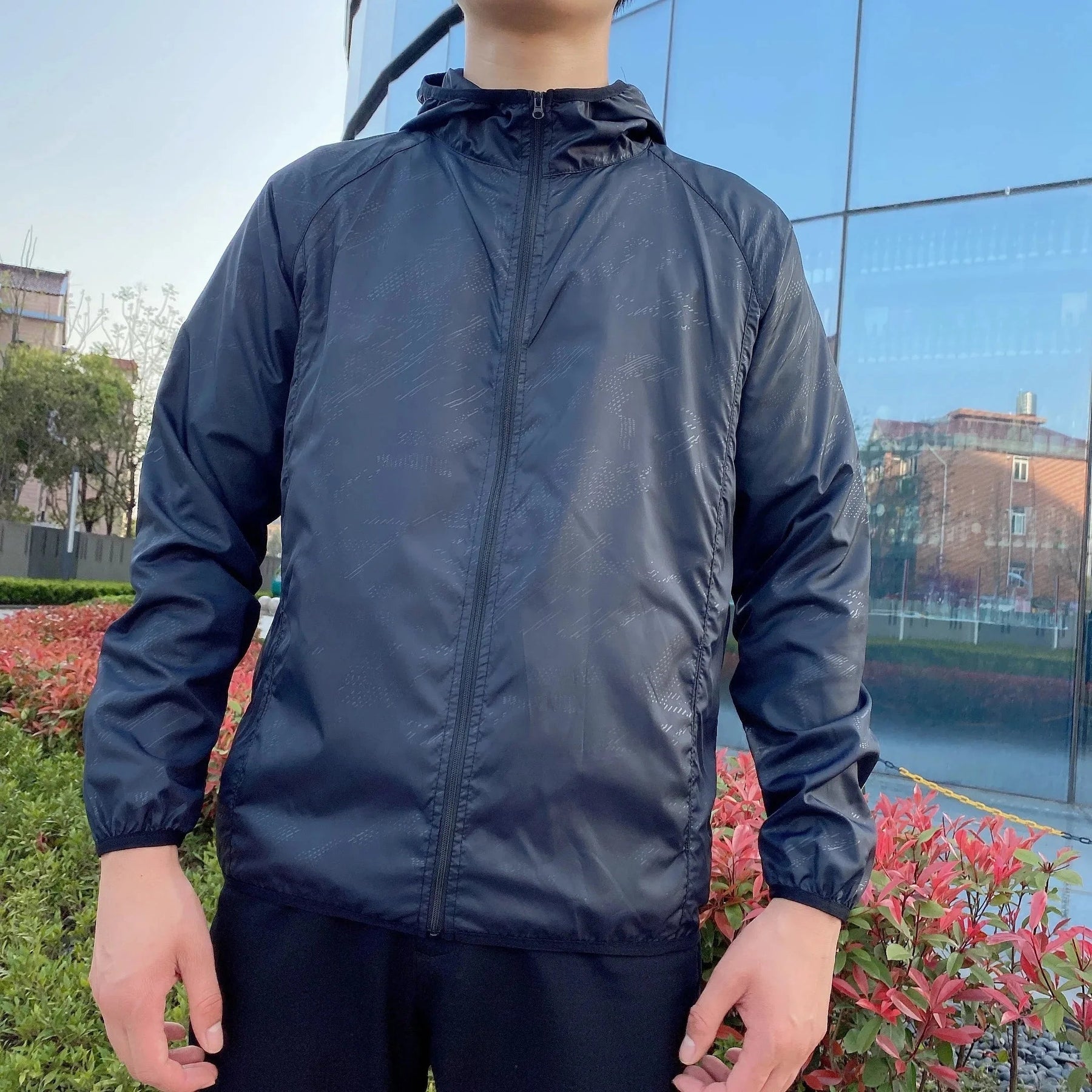Herren Leichte Windjacke für Outdoor-Aktivitäten