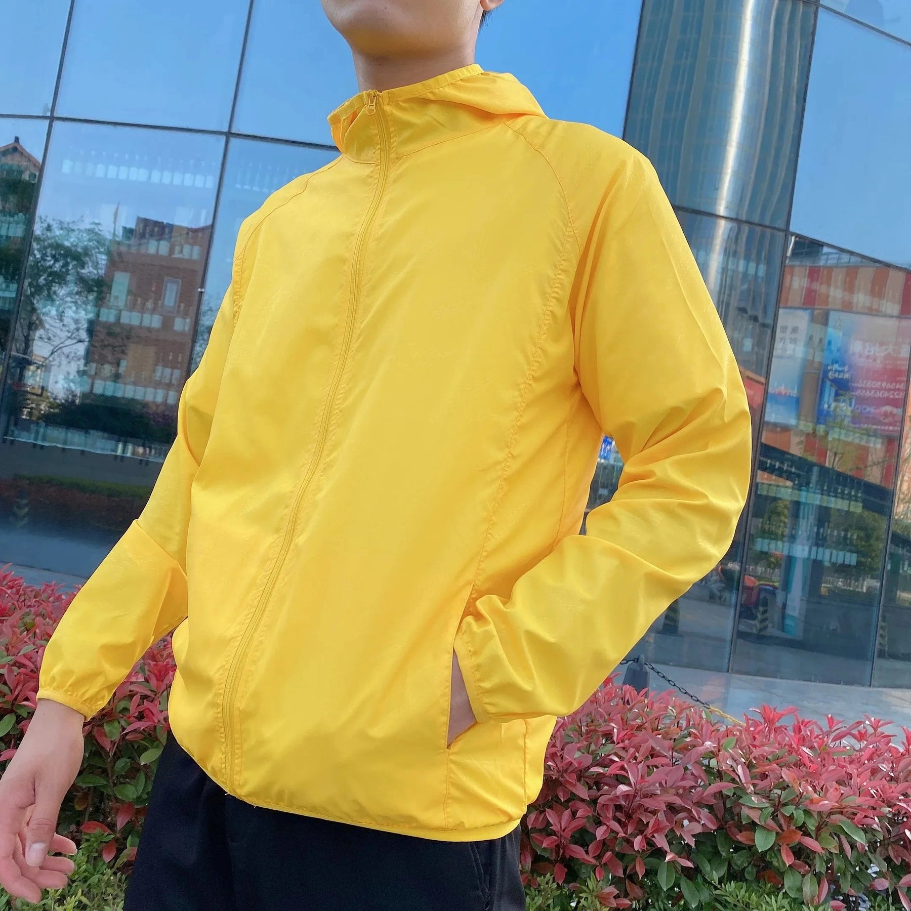 Herren Leichte Windjacke für Outdoor-Aktivitäten
