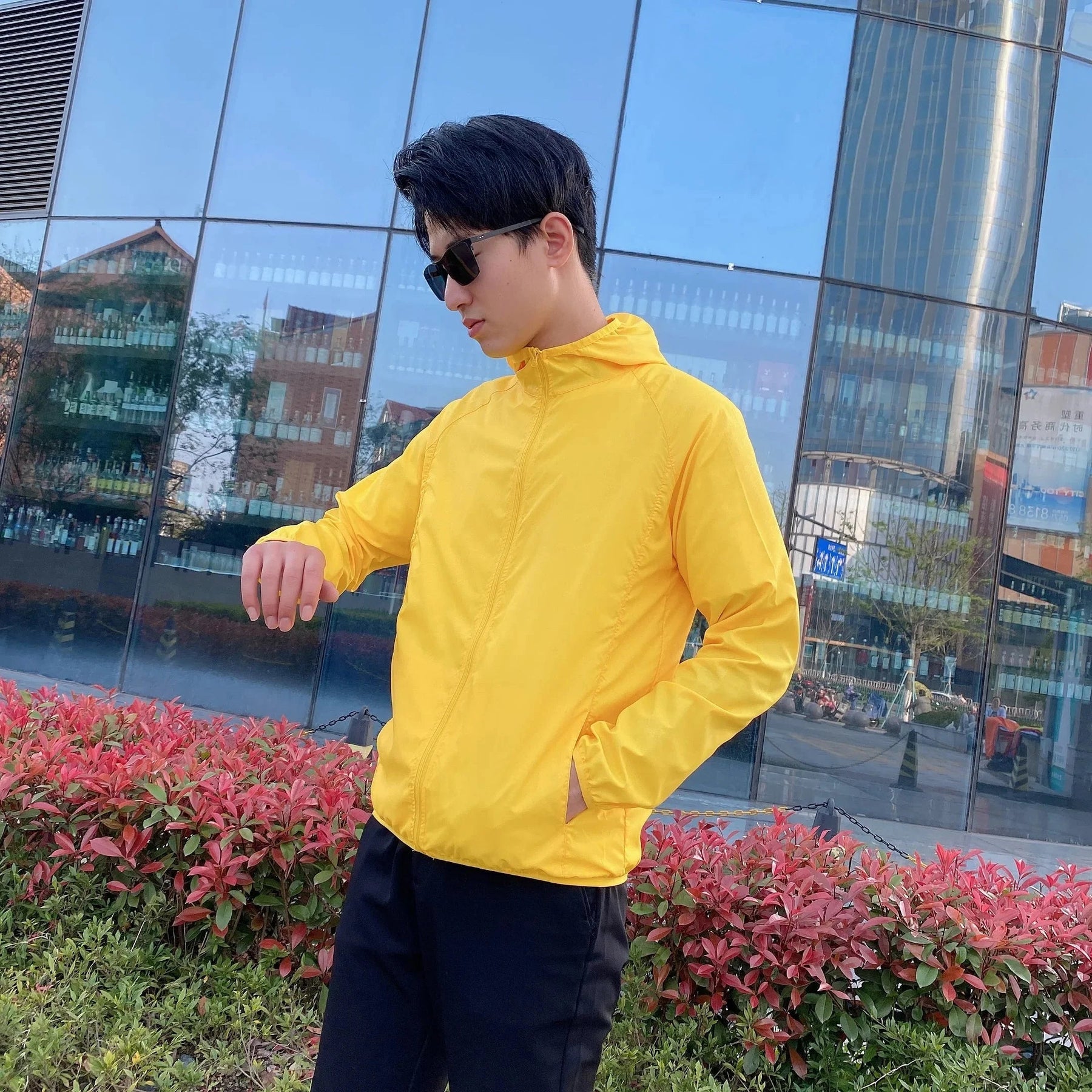 Herren Leichte Windjacke für Outdoor-Aktivitäten