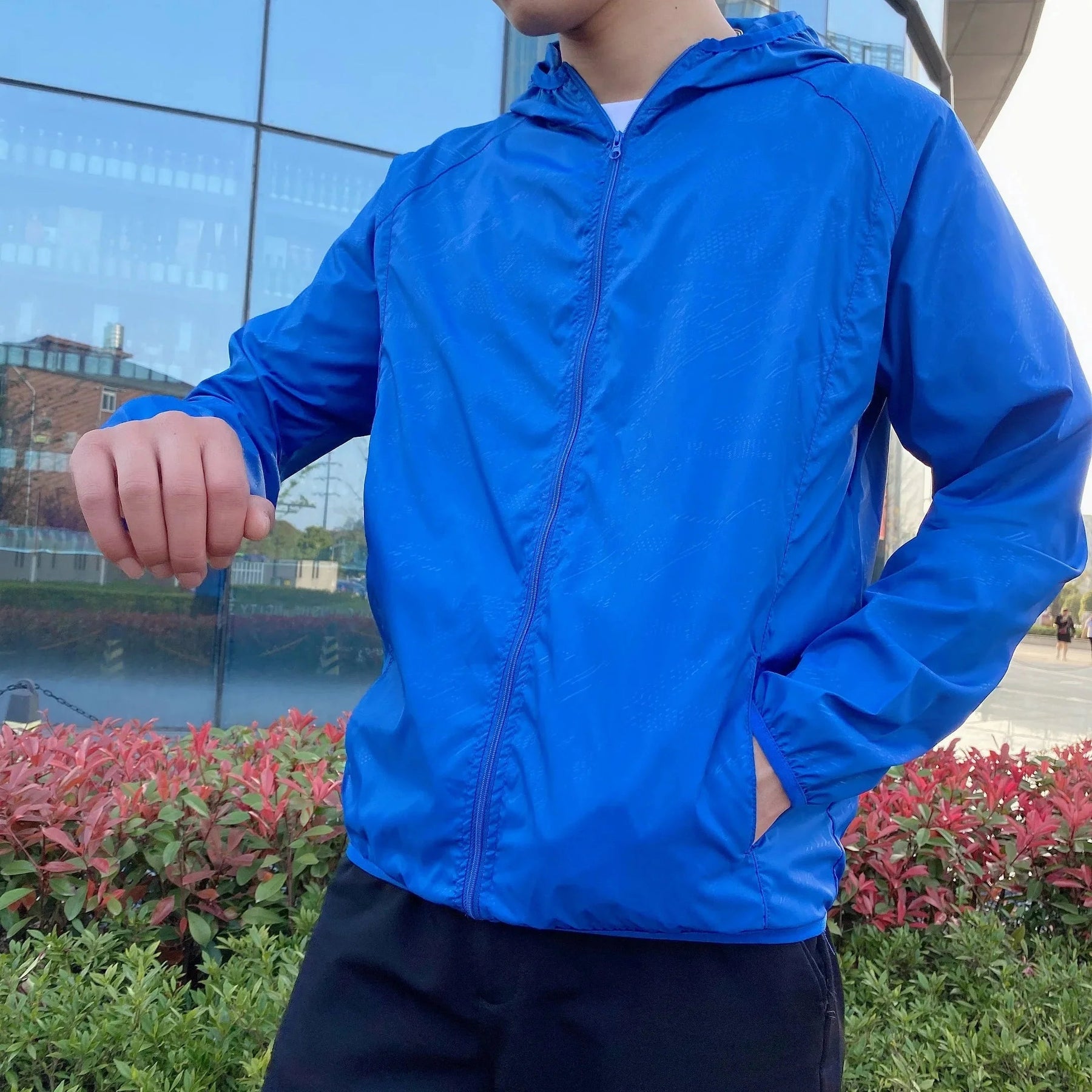 Herren Leichte Windjacke für Outdoor-Aktivitäten