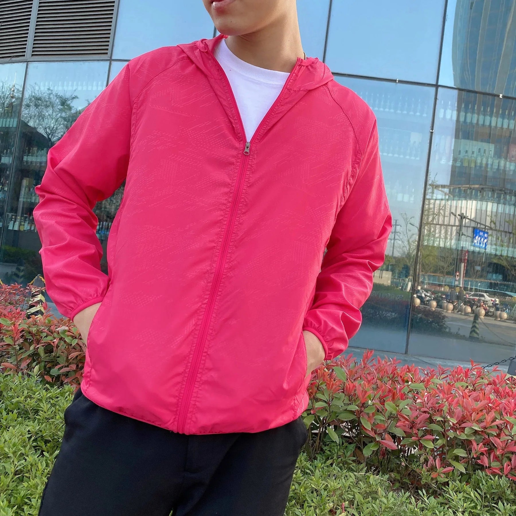 Herren Leichte Windjacke für Outdoor-Aktivitäten