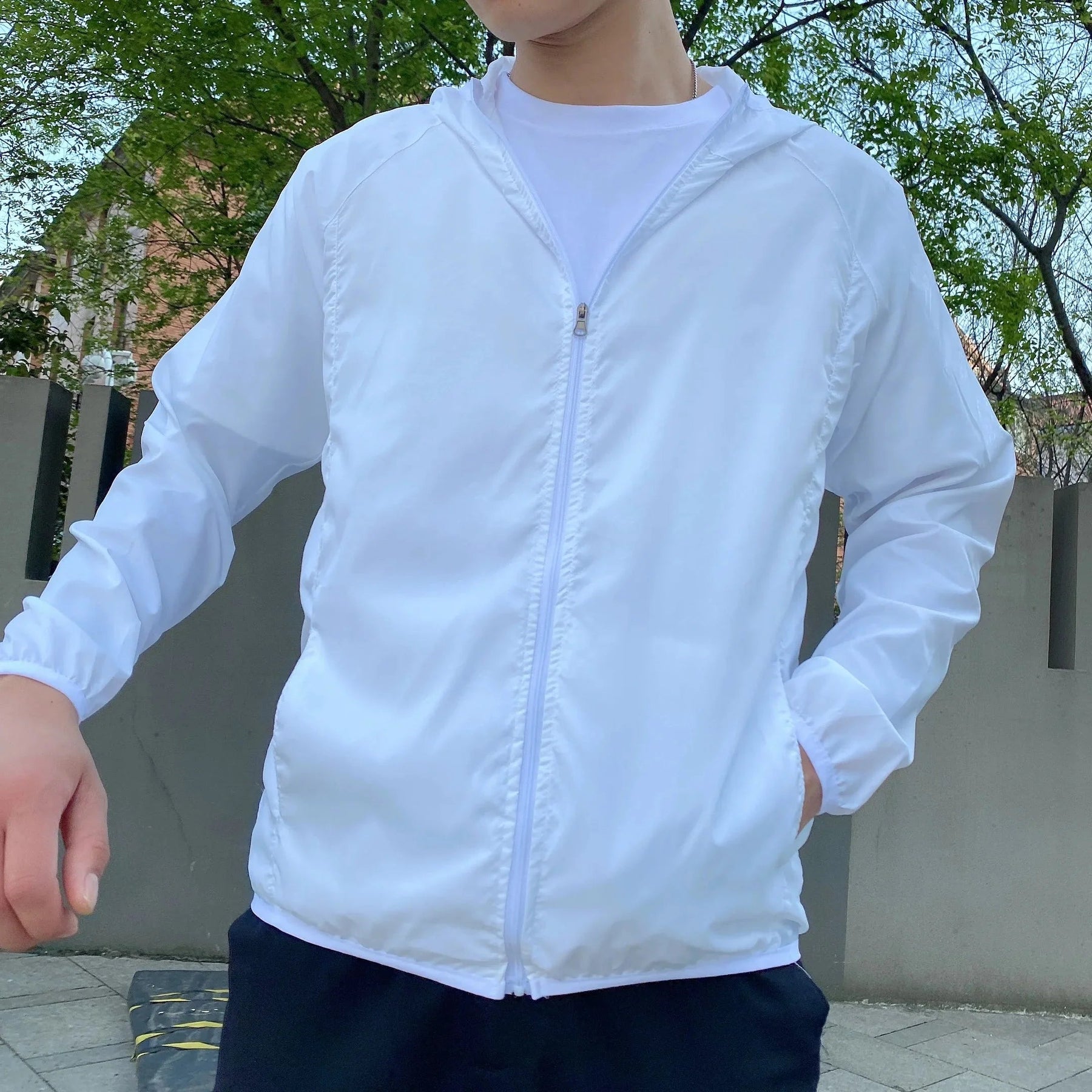 Herren Leichte Windjacke für Outdoor-Aktivitäten
