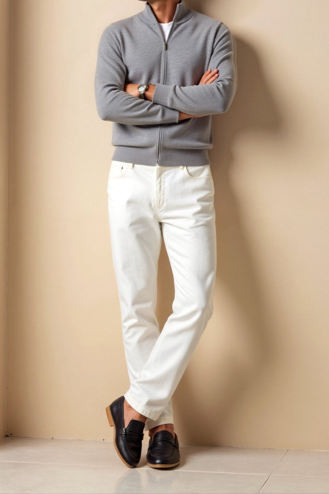 Damen Slim-Fit Eleganter Cardigan Pullover