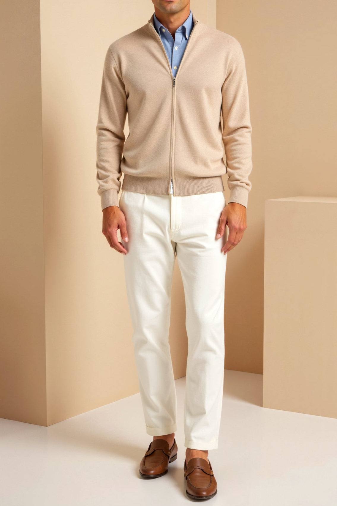 Damen Slim-Fit Eleganter Cardigan Pullover