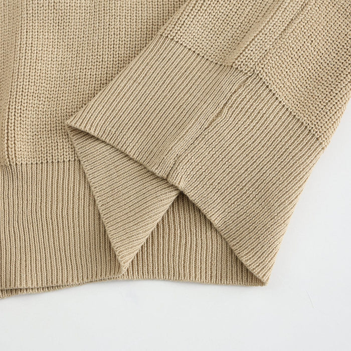 Cesare | Pullover mit halbem Reißverschluss