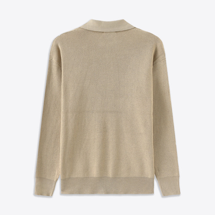 Cesare | Pullover mit halbem Reißverschluss