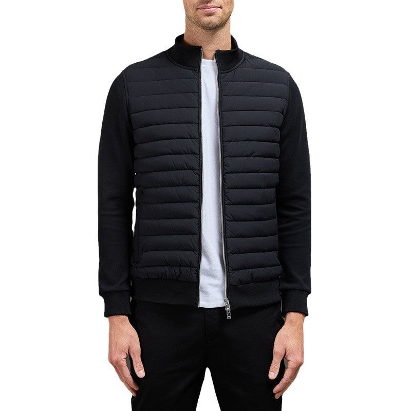 Leichte Sommerjacke für Herren mit Steppdesign