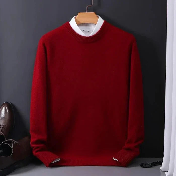 Heidi-Mode - Stilvolle Loose-Fit Pullover für Herren