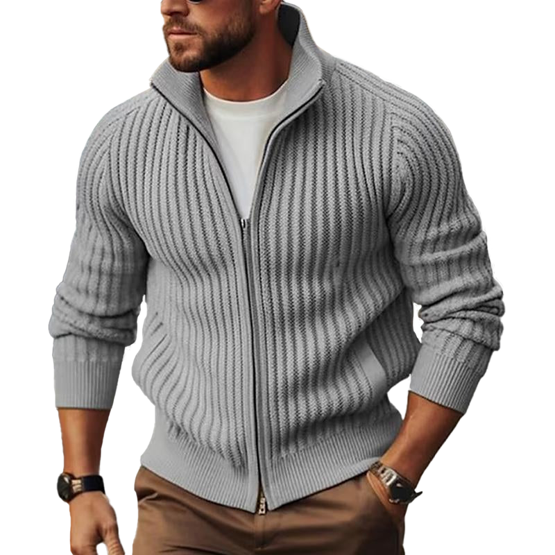 William | Klassischer Wollcardigan