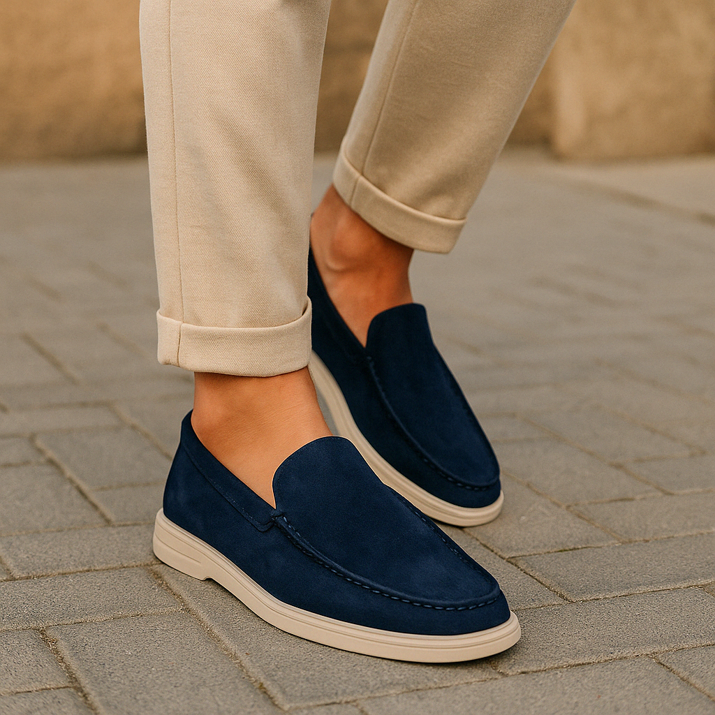Herren Leichte Braune Slipper