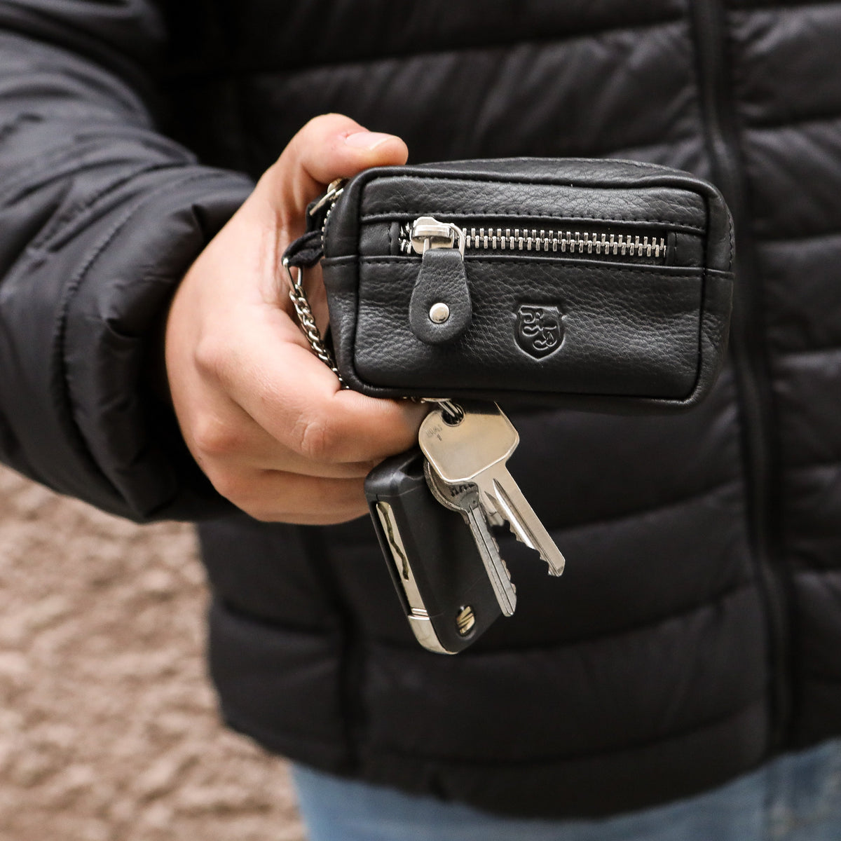 Schlüsseltasche Zenz Black