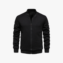 Herren Waffelstrick Bomberjacke