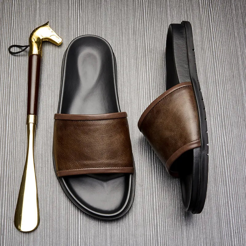 Premium Leder Outdoor Sandalen für Herren