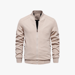 Herren Waffelstrick Bomberjacke