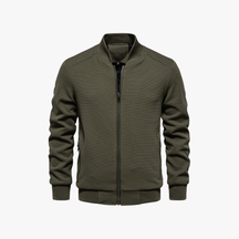 Herren Waffelstrick Bomberjacke